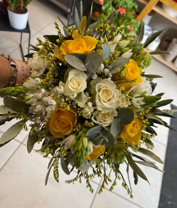 Bouquet boule petillant